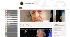 Desktop Screenshot of edicioneslallave.com